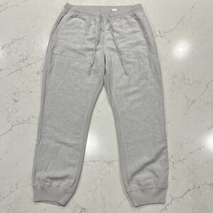 Haven Well Within Sz L Gray Lyocell Linen Pockets Lounge Pull On Jogger Pants